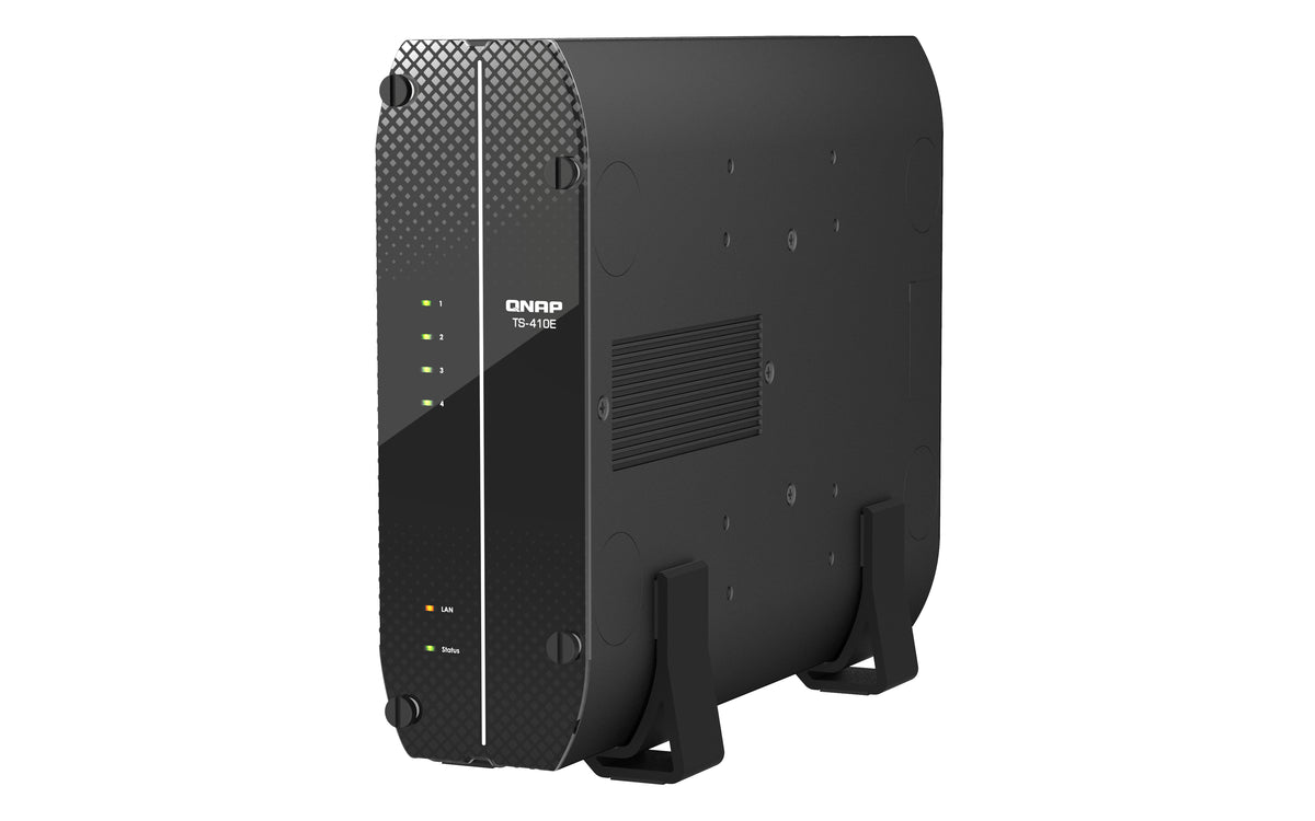 QNAP TS-410E NAS Tower Intel® Celeron® J6412 8 GB 0 TB QNAP QTS Schwarz
