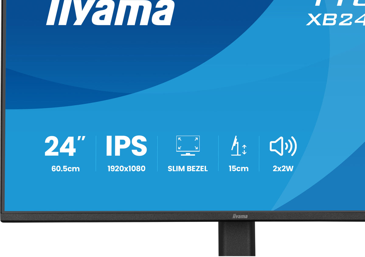 iiyama ProLite XB2491HS-B1 Computerbildschirm 60,5 cm (23.8") 1920 x 1080 Pixel Full HD LCD Schwarz
