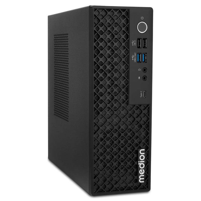 MEDION Picoworx T80 III Intel Core Ultra 7 258V 32 GB LPDDR5x-SDRAM 1 TB SSD Windows 11 Pro Mini PC Mini-PC Schwarz