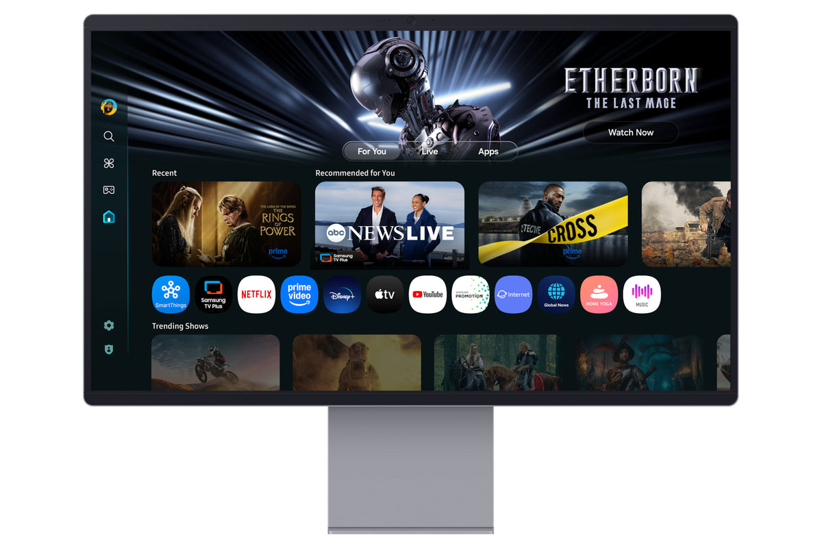 Samsung M90SF Computerbildschirm 81,3 cm (32") 3840 x 2160 Pixel 4K Ultra HD OLED Silber