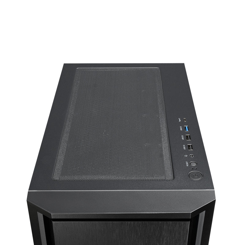 Chieftec AS-02B-OP Computer-Gehäuse Midi Tower Schwarz