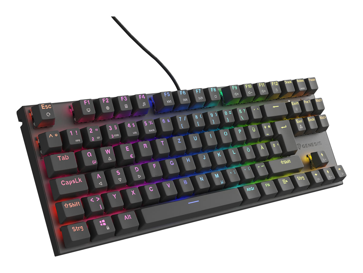 GENESIS Thor 303 TKL Tastatur Gaming USB QWERTZ Deutsch Schwarz