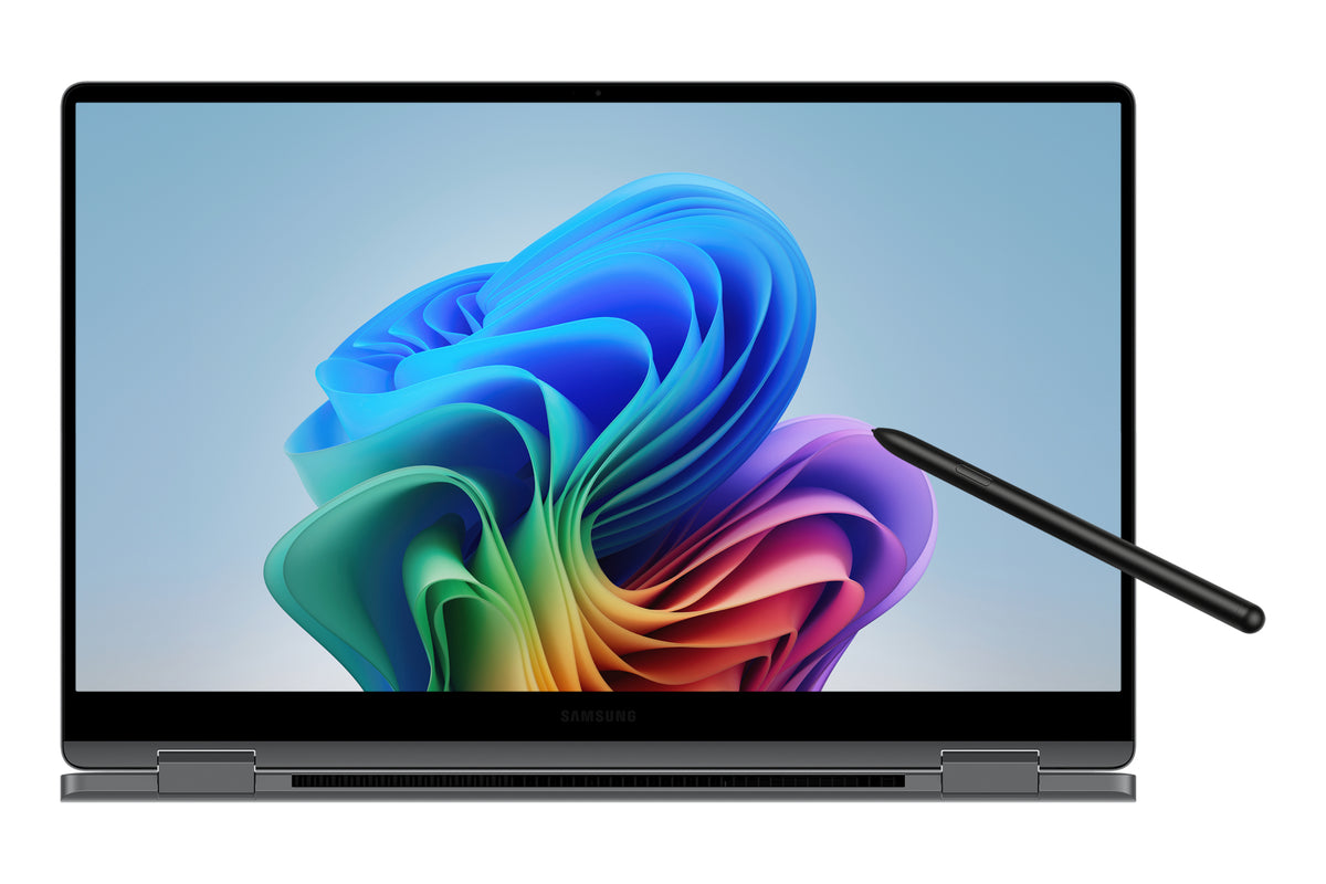 Samsung Galaxy Book5 360 Intel Core Ultra 5 226V Laptop 39,6 cm (15.6") Touchscreen Full HD 16 GB LPDDR5x-SDRAM 512 GB SSD Wi-Fi 7 (802.11be) Windows 11 Pro Deutsch Grau