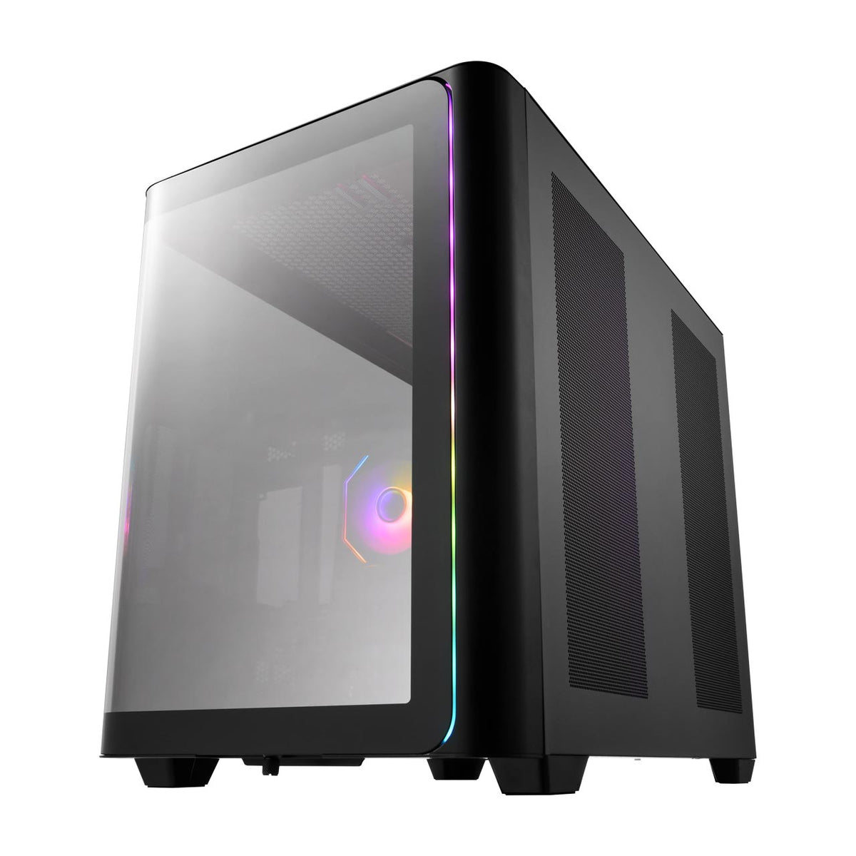 FSP M580-BA Gehäuse Midi Tower mITX, mATX Schwarz ARGB