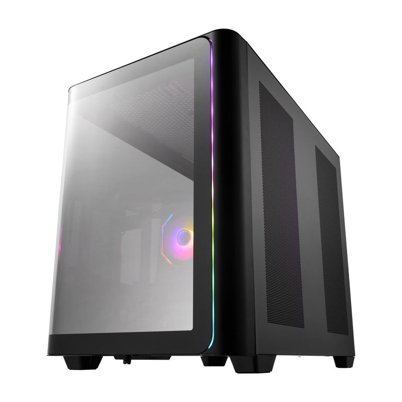 FSP M580-BA Gehäuse Midi Tower mITX, mATX Schwarz ARGB
