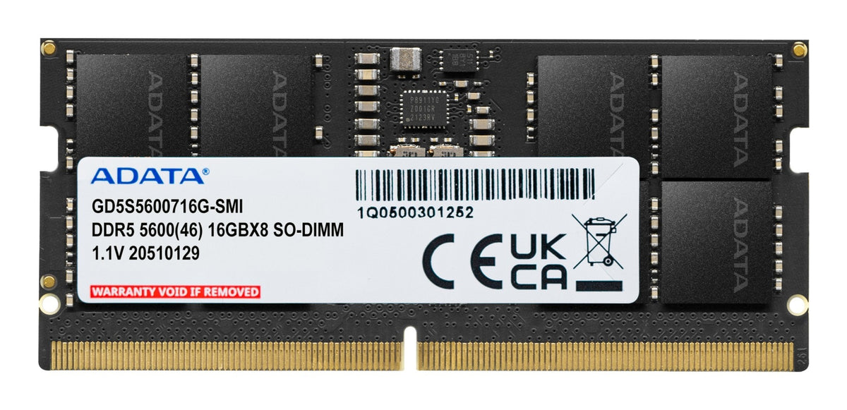 ADATA Gold Speichermodul 16 GB 1 x 16 GB DDR5 5600 MT/s 262-pin SO-DIMM