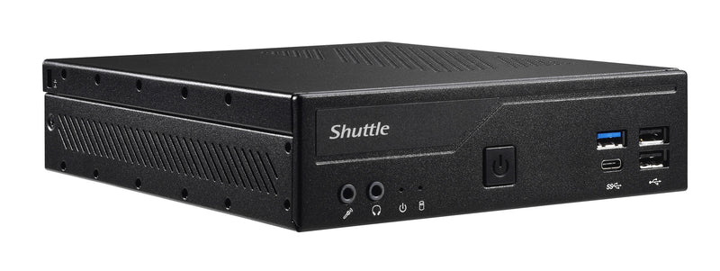 Shuttle Slim PC DH610 , S1700, 1x HDMI, 2x DP , 1x 2.5" , 2x M.2, 2x LAN (Intel 1G + 2.5G), 2x COM, 24/7 Dauerbetrieb, inkl. VESA