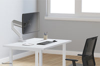 Neomounts DS70-450WH1 Monitorarm 17-42" - Gasfeder - Topfix - 180°-Stopp