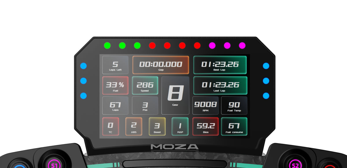 Moza Racing RS072 Gaming-Controller Schwarz Digital PC