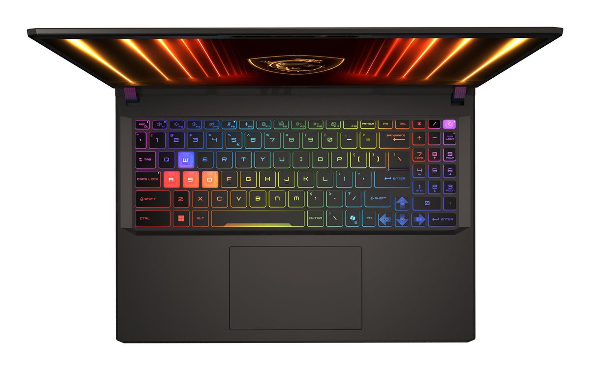 MSI Vector 18 HX AI A2XWJG-657 Intel Core Ultra 9 275HX Laptop 45,7 cm (18") Quad HD+ 32 GB DDR5-SDRAM 2 TB SSD NVIDIA GeForce RTX 5090 Wi-Fi 7 (802.11be) Windows 11 Home Grau