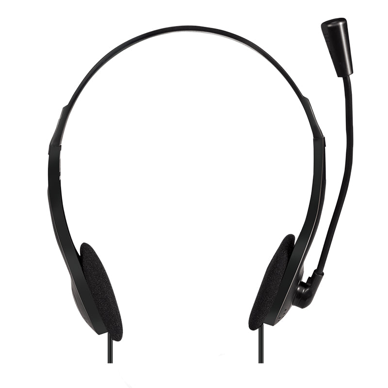 LogiLink Stereo-Headset, 1x 3,5-mm-Klinkenstecker, Bügelmikrofon, Eco-Box