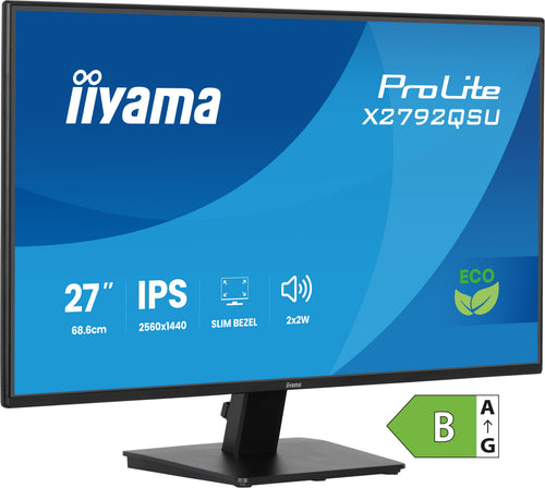 iiyama ProLite X2792QSU-B1 Computerbildschirm 68,6 cm (27") 2560 x 1440 Pixel Quad HD LED Schwarz