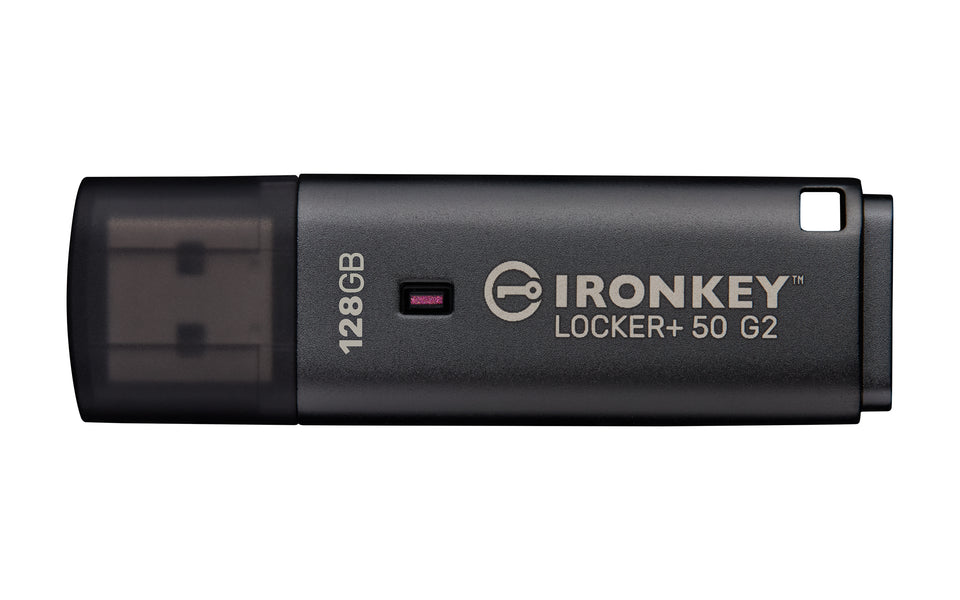Kingston Technology IronKey 128GB Locker Plus 50 G2, FIPS 197, AES-256