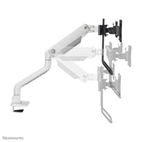 Neomounts DS75S-950WH2 Monitorarm 17-32" - Gasfeder - Topfix - 180°-Stopp