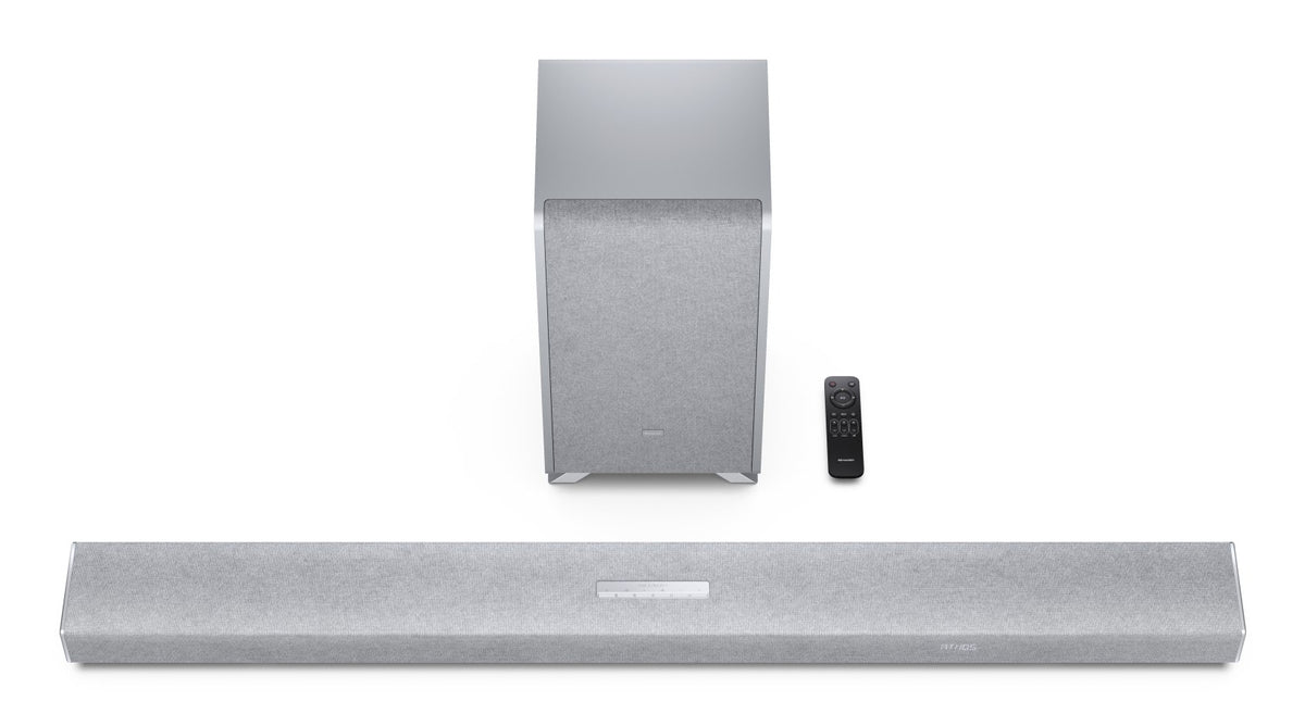 Sharp HT-SBW55121(SL) Soundbar-Lautsprecher Silber 5.1.2 Kanäle 212 W