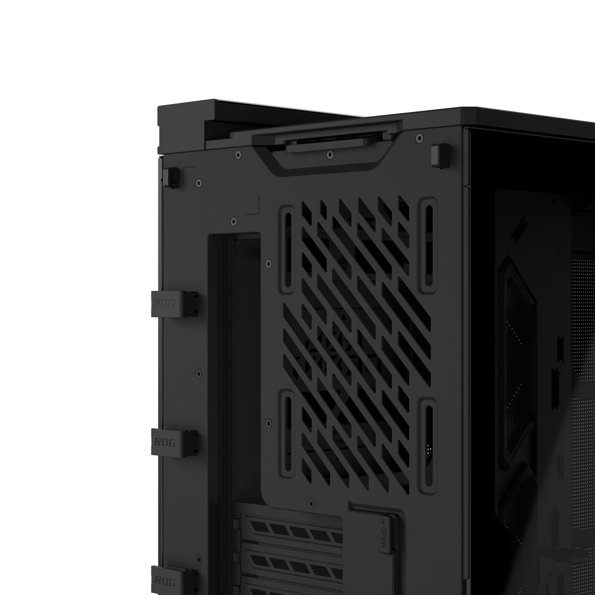 ASUS ROG CRONOX GR801 CURVE TG ARGB BLACK Midi Tower Schwarz