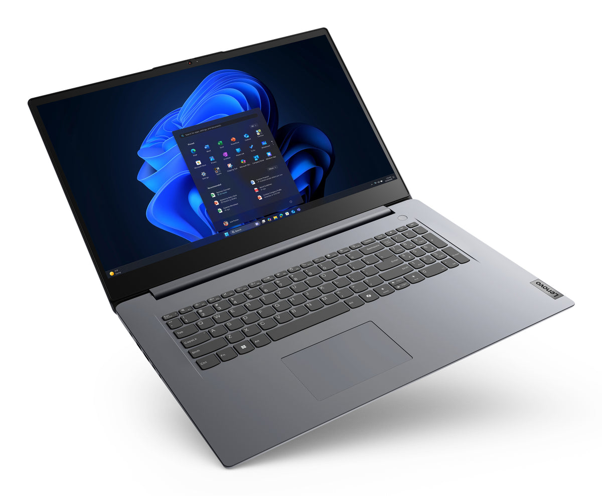 Lenovo V17 G7 IWC Intel Core 5 320 Laptop 43,9 cm (17.3") Full HD 16 GB DDR5-SDRAM 512 GB SSD Wi-Fi 6 (802.11ax) Windows 11 Pro Grau Deutsch