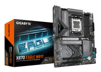 GIGABYTE X870 EAGLE WIFI7 Mainboard - Unterstützt AMD Ryzen 9000 CPUs, 14+2+2 Phasen VRM, bis zu 8000MHz DDR5 (OC), 1xPCIe 5.0 + 2xPCIe 4.0, Wi-Fi 7, 2.5GbE LAN, USB 4