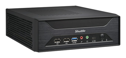 Shuttle XPC slim Barebone XH810 - S1851, Intel H810, 1xDP, 2xHDMI, 3x COM (RS232) , 2x Intel LAN,2x2.5", 8x USB, 3x M.2, 24/7 Dauerbetrieb