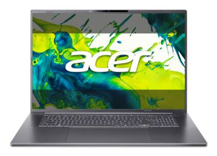 Ordinateur portable Acer Aspire 18 AI NX.JZEEG.006 Copilot+ PC Intel Core Ultra 5 325 45,7 cm (18") WUXGA 16 Go LPDDR5x-SDRAM 512 Go SSD Wi-Fi 7 (802.11be) Windows 11 Home Gris QWERTY Allemand