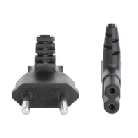 Manhattan 356862 Stromkabel Schwarz 2 m Netzstecker Typ C C7-Koppler