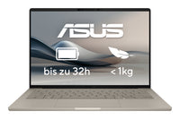 ASUS Zenbook A14 UX3407QA-QD488W Copilot+ PC Snapdragon X1-26-100 Laptop 35,6 cm (14") WUXGA 16 GB LPDDR5x-SDRAM 1 TB SSD Wi-Fi 6E (802.11ax) Windows 11 Home Deutsch Beige