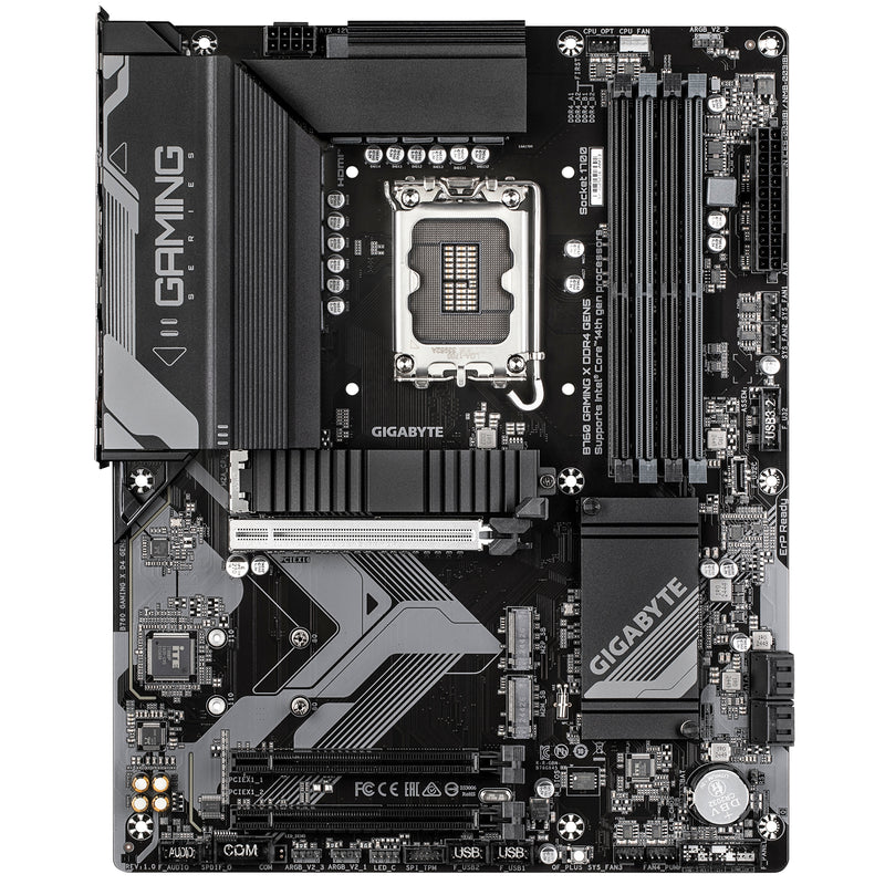 GIGABYTE B760 GAMING X DDR4 GEN5 Mainboard – Unterstützt Intel Core Prozessoren der 14. Generation, 8+1+1 Phasen VRM, bis zu 5333 MHz DDR4 (OC), 3xPCIe 4.0 M.2, 2.5GbE LAN, USB 3.2 Gen 2