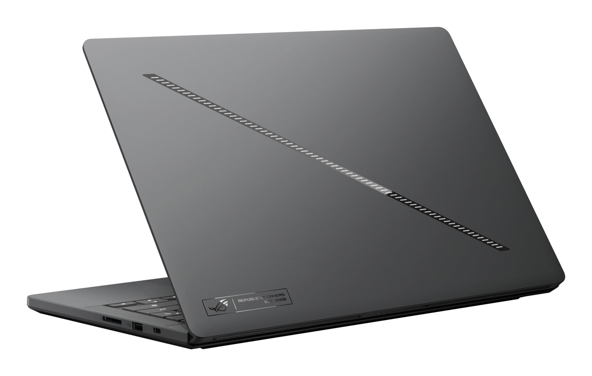 ASUS ROG Zephyrus G14 GU405AW-SY018W Copilot+ PC Intel Core Ultra 9 386H Laptop 35,6 cm (14") 3K 32 GB LPDDR5x-SDRAM 1 TB SSD NVIDIA GeForce RTX 5080 Wi-Fi 7 (802.11be) Windows 11 Home Grau QWERTZ Deutsch