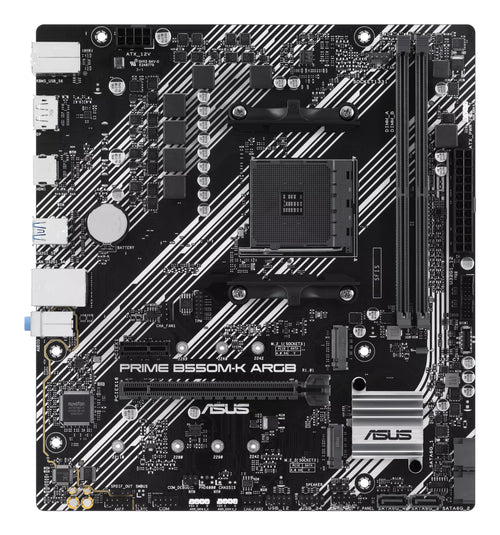 ASUS PRIME B550M-K ARGB (AMD,AM4,DDR4,mATX)