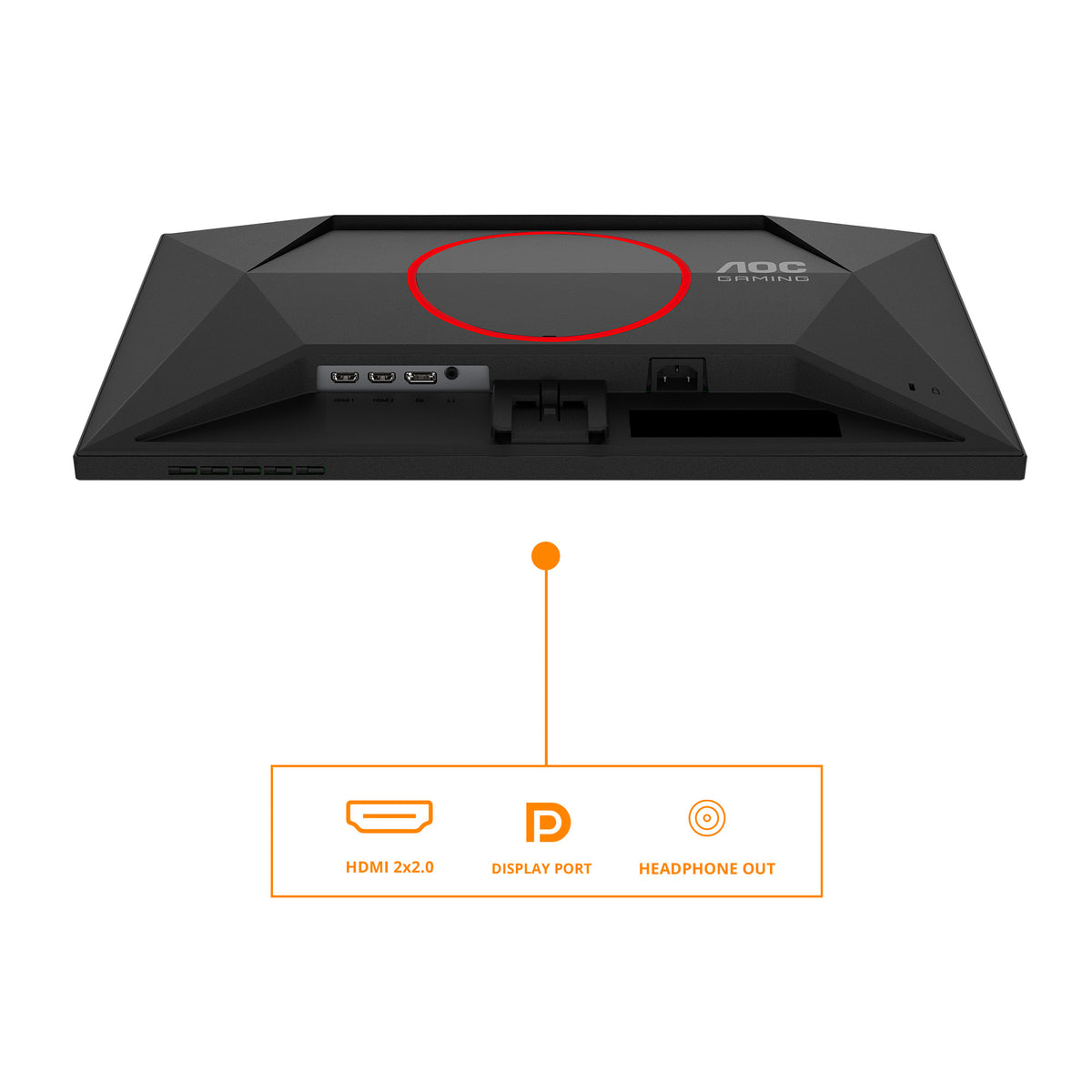 AOC G4 24G4HRE Computerbildschirm 60,5 cm (23.8") 1920 x 1080 Pixel Full HD LED Schwarz, Rot