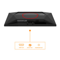AOC G4 24G4HREAD Écran PC 60,5 cm (23.8") 1920 x 1080 pixels Noir, Rouge