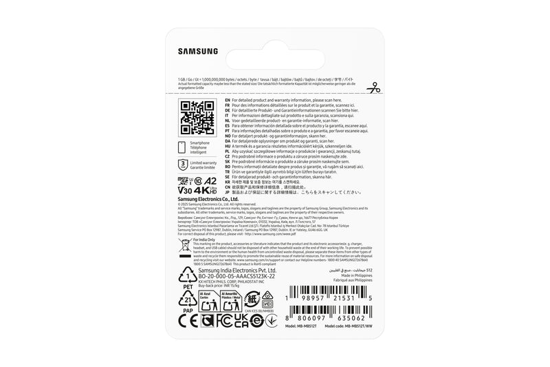Samsung T7 microSDXC™ UHS-I Speicherkarte - 512 GB