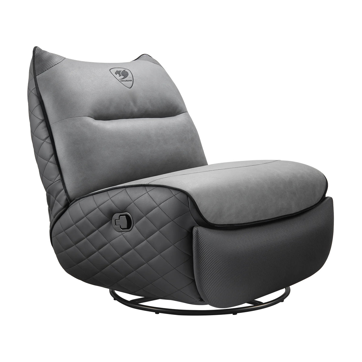 COUGAR Overlord Neo Gaming-Sofa Gepolsterter, ausgestopfter Sitz Schwarz, Grau