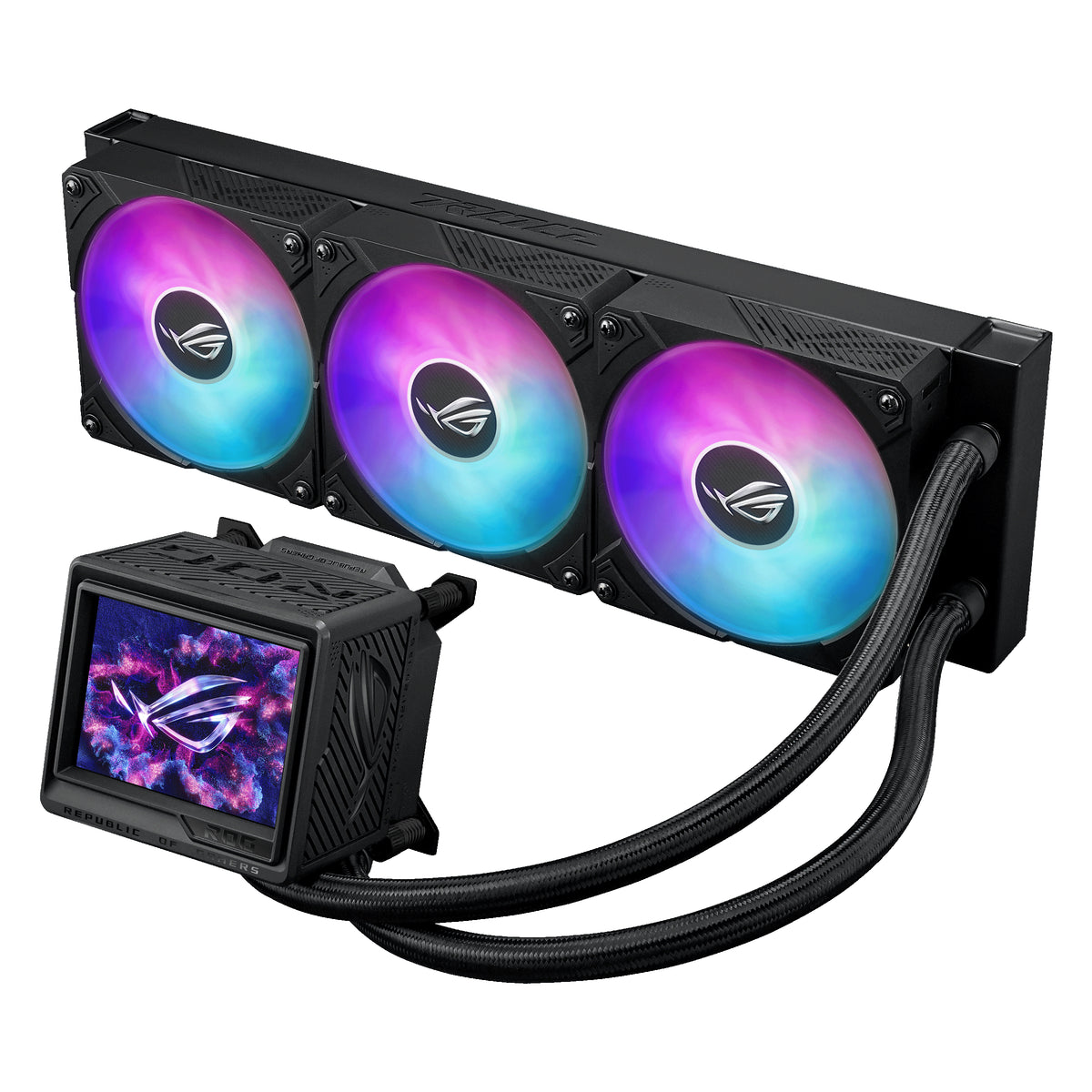ASUS ROG Ryujin III 360 ARGB Extreme Computergehäuse All-in-One-Flüssigkeitskühler 12 cm Schwarz