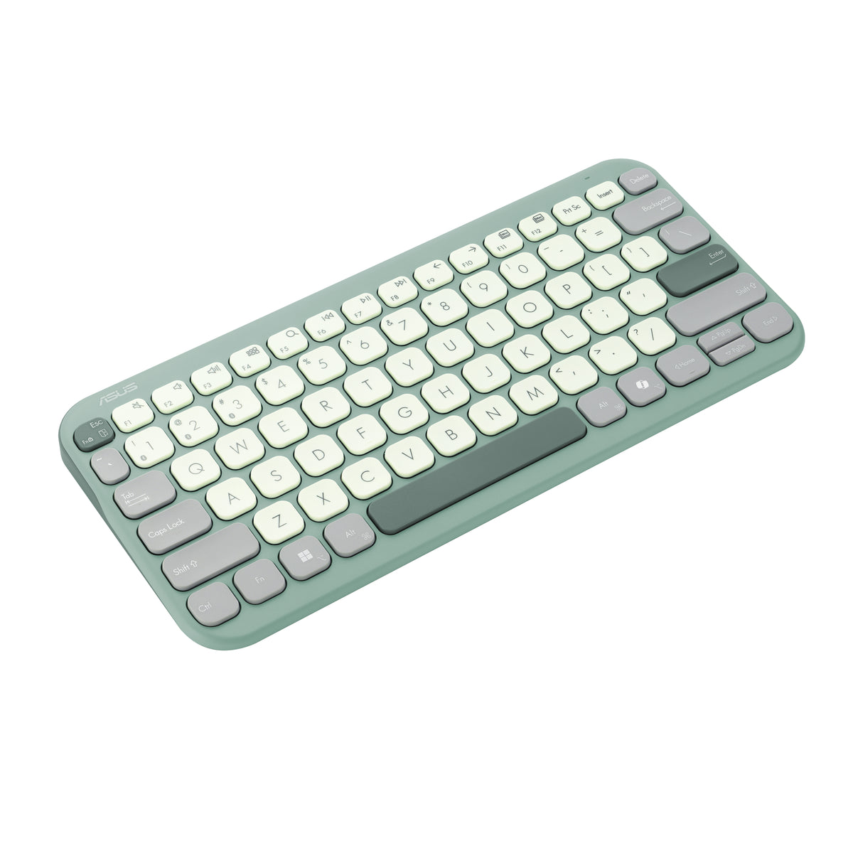 ASUS KW100 KEYBOARD/GN/GE/81 Tastatur Haus Bluetooth QWERTZ Deutsch Grün, Hellgrün