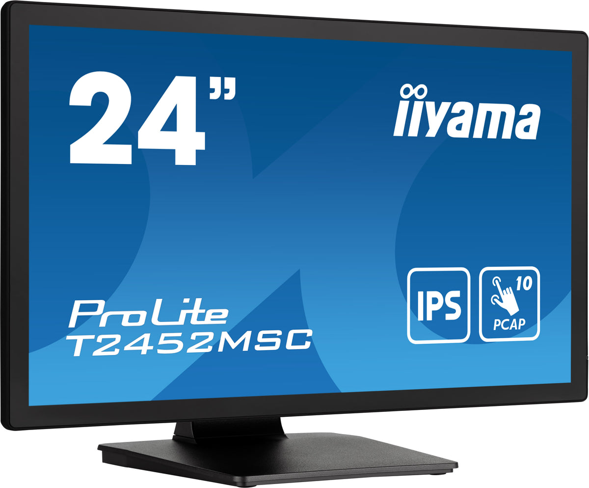 iiyama ProLite T2452MSC-B1 Computerbildschirm 60,5 cm (23.8") 1920 x 1080 Pixel Full HD LCD Touchscreen Multi-Nutzer Schwarz