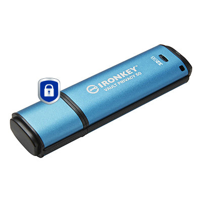 Kingston Technology IronKey 32GB Vault Privacy 50 AES-256 verschlüsselter, FIPS 197