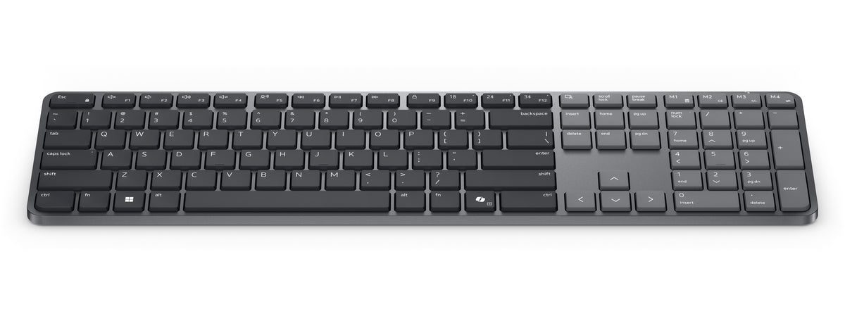 DELL Pro 7 Slim KB726 Tastatur Heimbüro RF Wireless + Bluetooth AZERTY Französisch Graphit