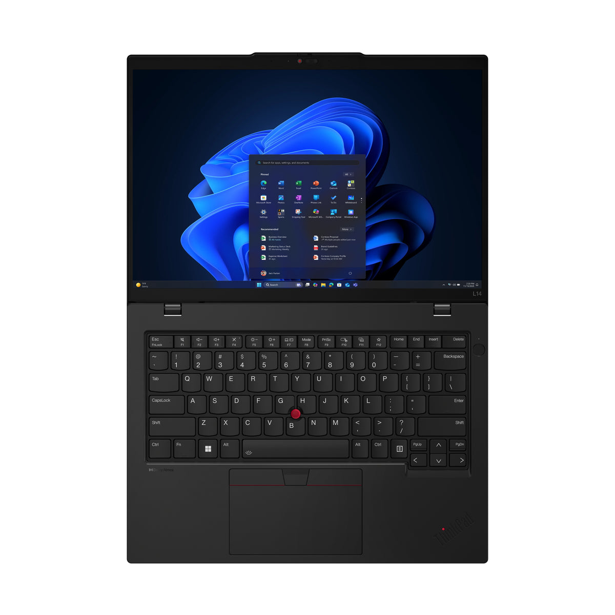 Lenovo ThinkPad L14 Gen 6 (AMD) AMD Ryzen™ 5 PRO PRO 215 Laptop 35,6 cm (14") WUXGA 32 GB DDR5-SDRAM 512 GB SSD Wi-Fi 7 (802.11be) Windows 11 Pro Deutsch Schwarz