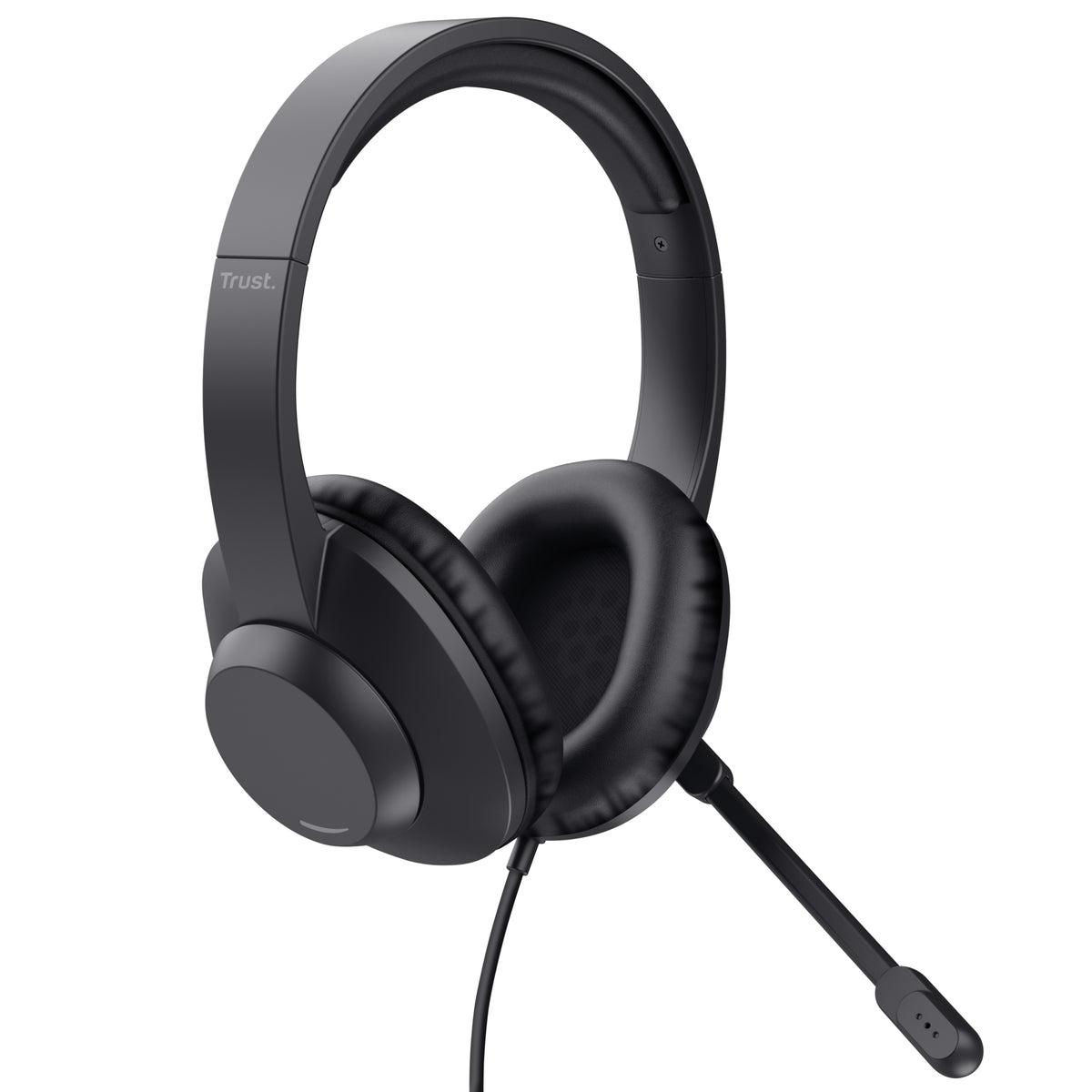 Trust Ayda Max USB Kopfhörer Kabelgebunden Kopfband Büro/Callcenter USB Type-C / USB Type-A Schwarz