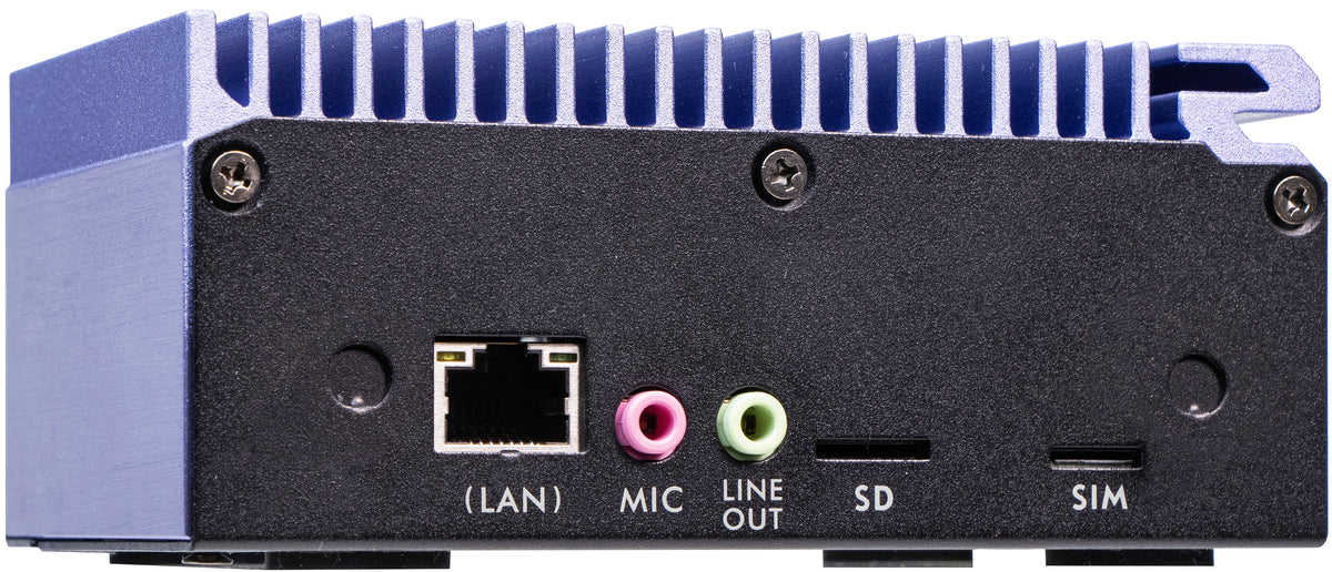 Shuttle Edge PC SPCEL12 , Intel Celeron J6412 , 2x HDMI, 1x DP, 2x 2.5G LAN, 1x DDR4, 1x Micro SD card reader, 1x Nano SIM slot, 3x USB, 2x M.2 (SATA), 12-20V , 24/7 Dauerbetrieb, lüfterlos, inkl. VESA Befestigung