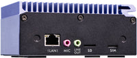 Shuttle Edge PC SPCEL12 , Intel Celeron J6412 , 2x HDMI, 1x DP, 2x 2.5G LAN, 1x DDR4, 1x Micro SD card reader, 1x Nano SIM slot, 3x USB, 2x M.2 (SATA), 12-20V , 24/7 Dauerbetrieb, lüfterlos, inkl. VESA Befestigung