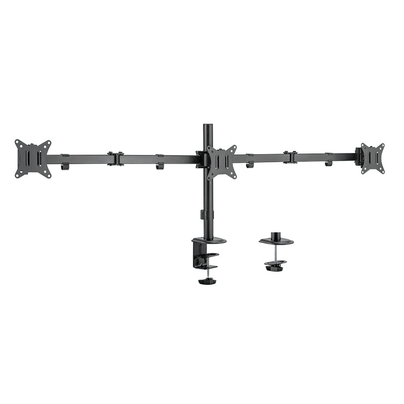 LogiLink BP0173 Flachbildschirm-Tischhalterung 68,6 cm (27") Tisch/Bank Schwarz