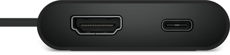 DELL DA225 Kabelgebunden USB 3.2 Gen 1 (3.1 Gen 1) Type-C Schwarz