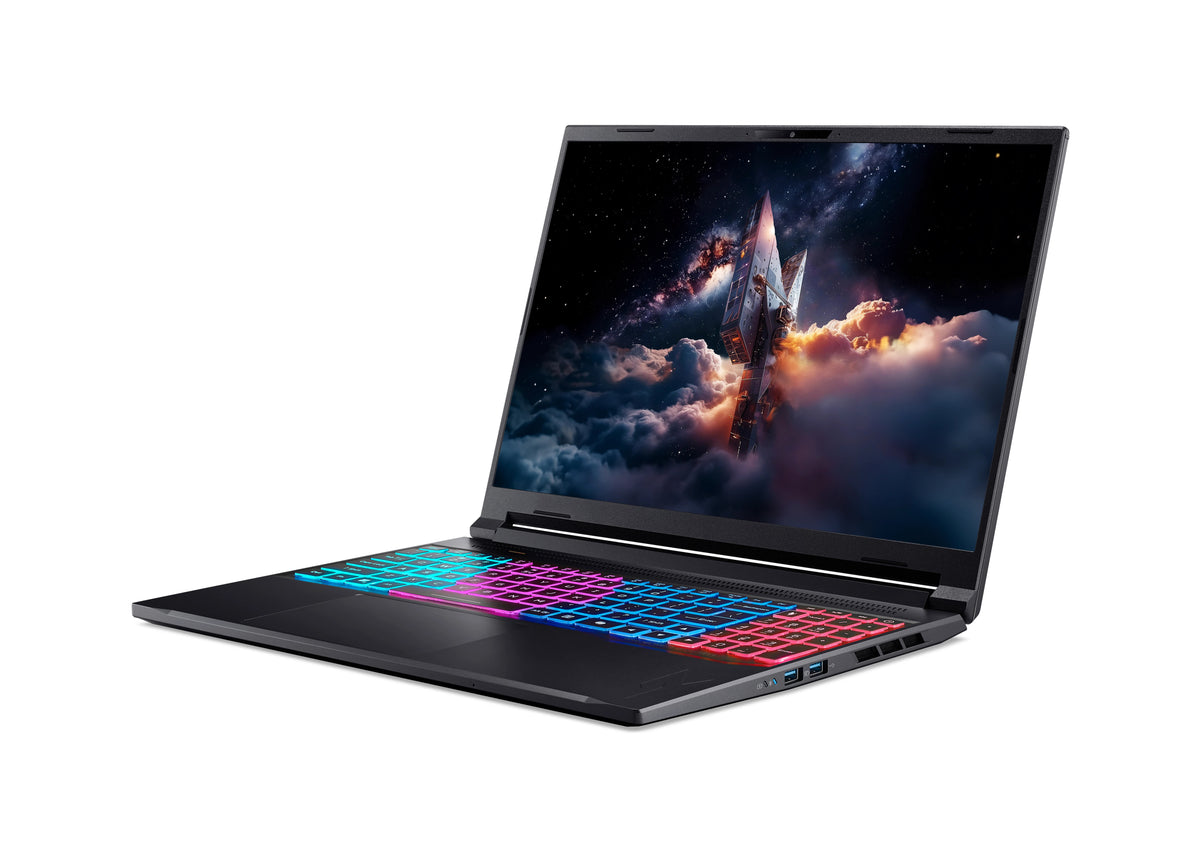Acer Nitro V 16S ANV16S-71-70WQ Intel Core 7 240H Laptop 40,6 cm (16") WQXGA 16 GB DDR5-SDRAM 1 TB SSD NVIDIA GeForce RTX 5070 Wi-Fi 6 (802.11ax) eShell Schwarz QWERTZ Deutsch