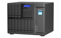 QNAP TS-1655 NAS Tower Intel Atom® C5125 8 GB DDR4 0 TB QNAP Turbo System Schwarz