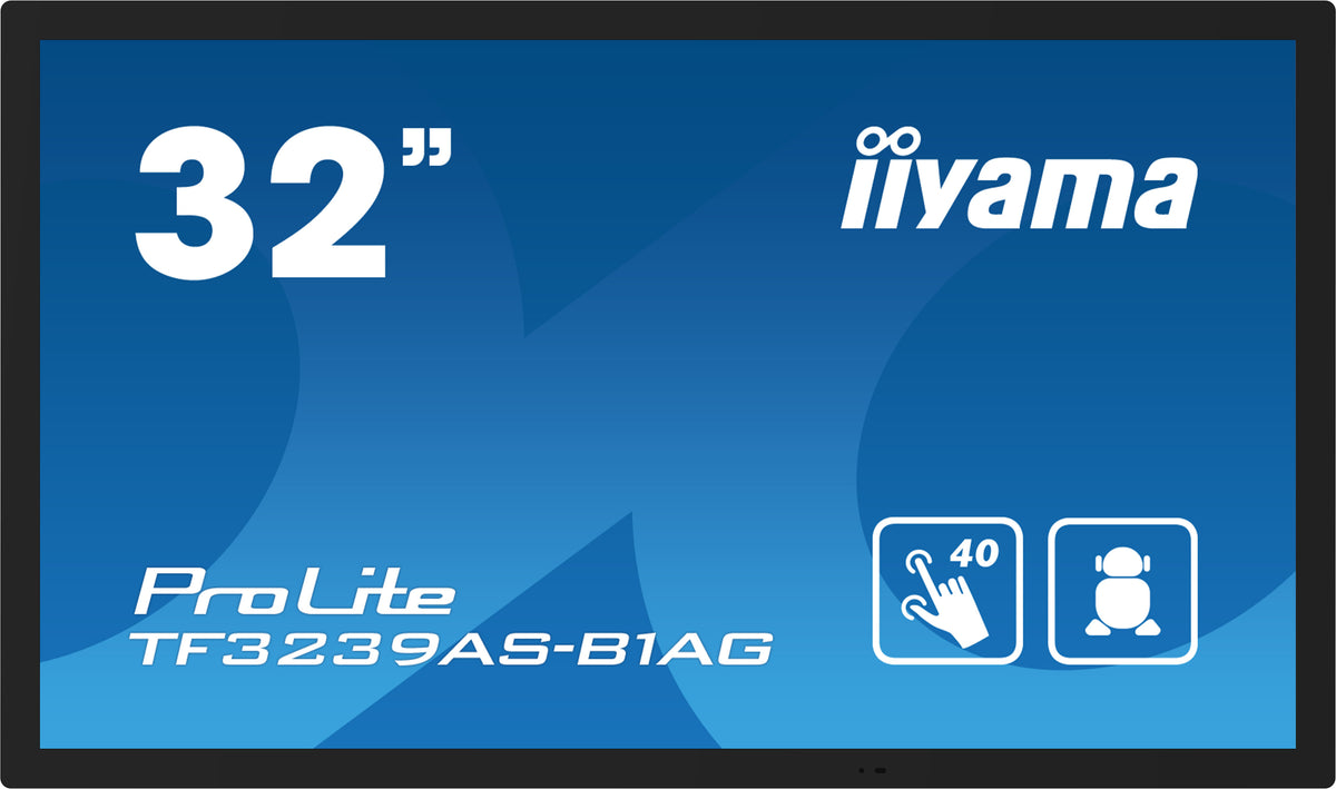 iiyama TF3239AS-B1AG Computerbildschirm 80 cm (31.5") 1920 x 1080 Pixel Full HD LED Touchscreen Schwarz