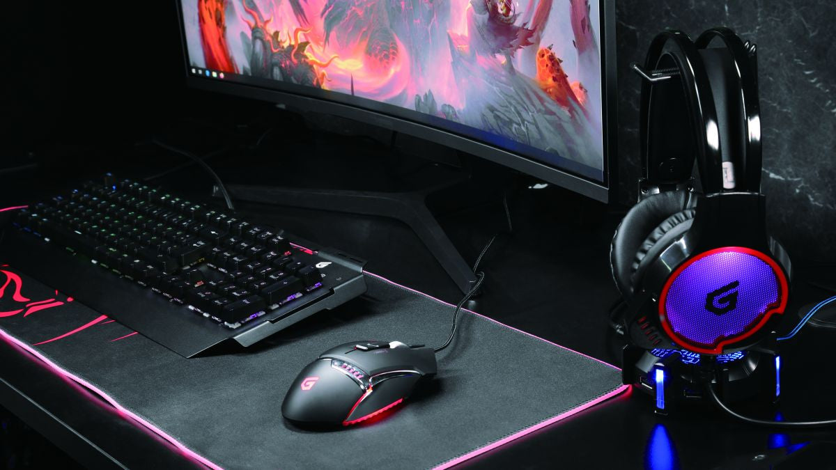 Conceptronic DJEBBEL 8 Maus Gaming rechts USB Typ-A Optisch 4000 DPI