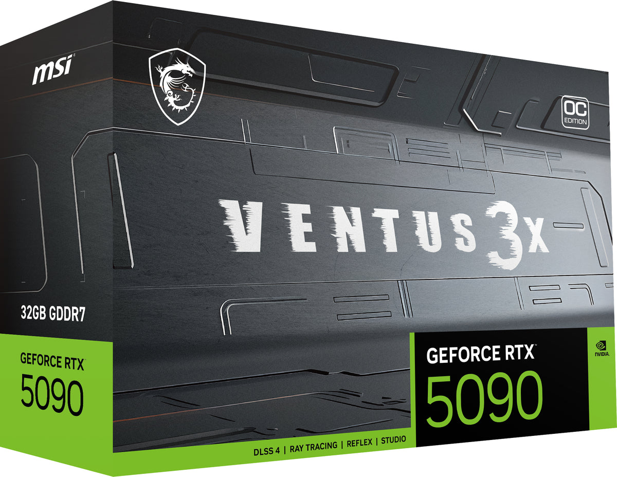 MSI VENTUS GEFORCE RTX 5090 32G 3X OC Grafikkarte NVIDIA 32 GB GDDR7