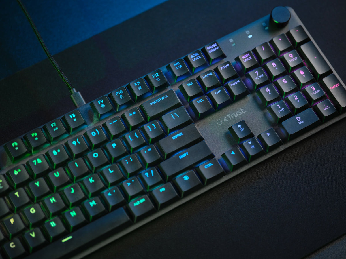 Trust GXT 866 TORIX Tastatur Gaming USB QWERTY US International Schwarz